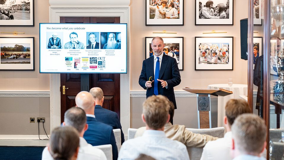 The 2026 shareholder meetup at Pall Mall, London.