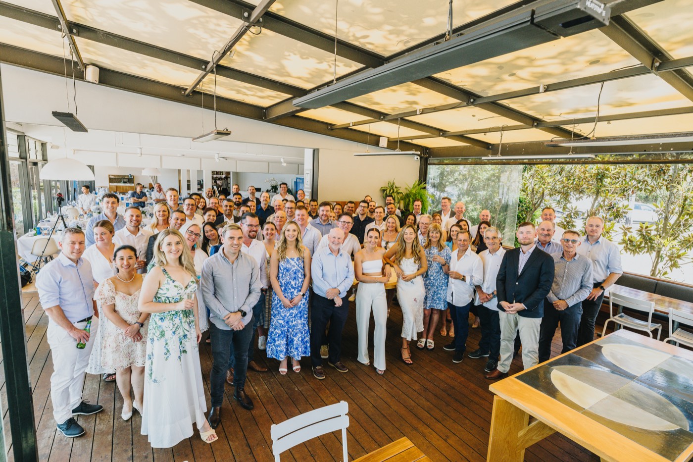 Kelly+Partners partners and people at a firm-wide gathering.